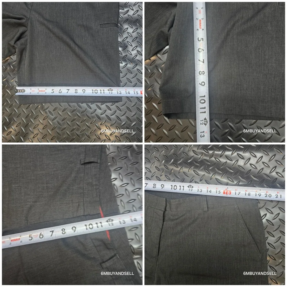 Design Collective Womens Gray Flat Front Shorts Size 16 Recycled Poly 195123-33